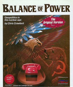 Balance of Power: The 1990 Edition box art for Atari ST